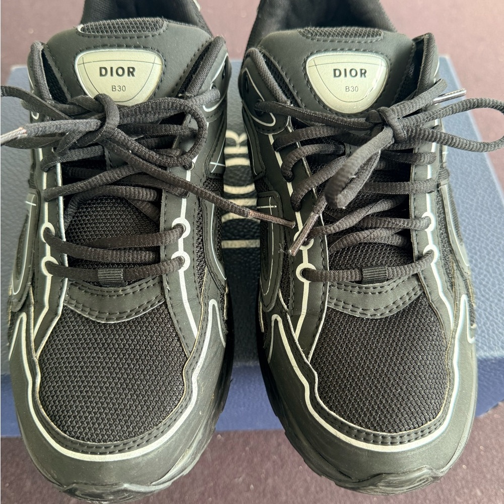 Dior B30 Men's Black Sneakers - Picture 7 of 11